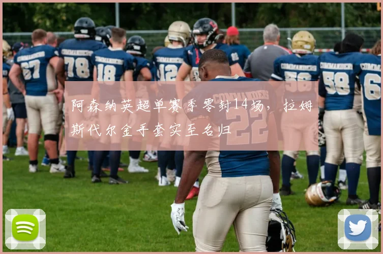 阿森纳英超单赛季零封14场，拉姆斯代尔金手套实至名归