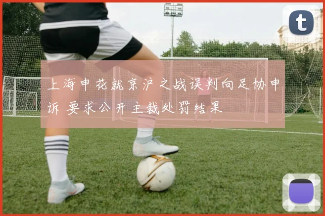 上海申花就京沪之战误判向足协申诉 要求公开主裁处罚结果